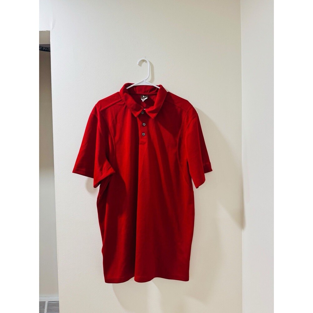Men's Barco Uniforms Red Polo Shirt - Size XL